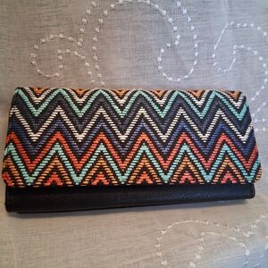 Multicolor Chevron Wallet